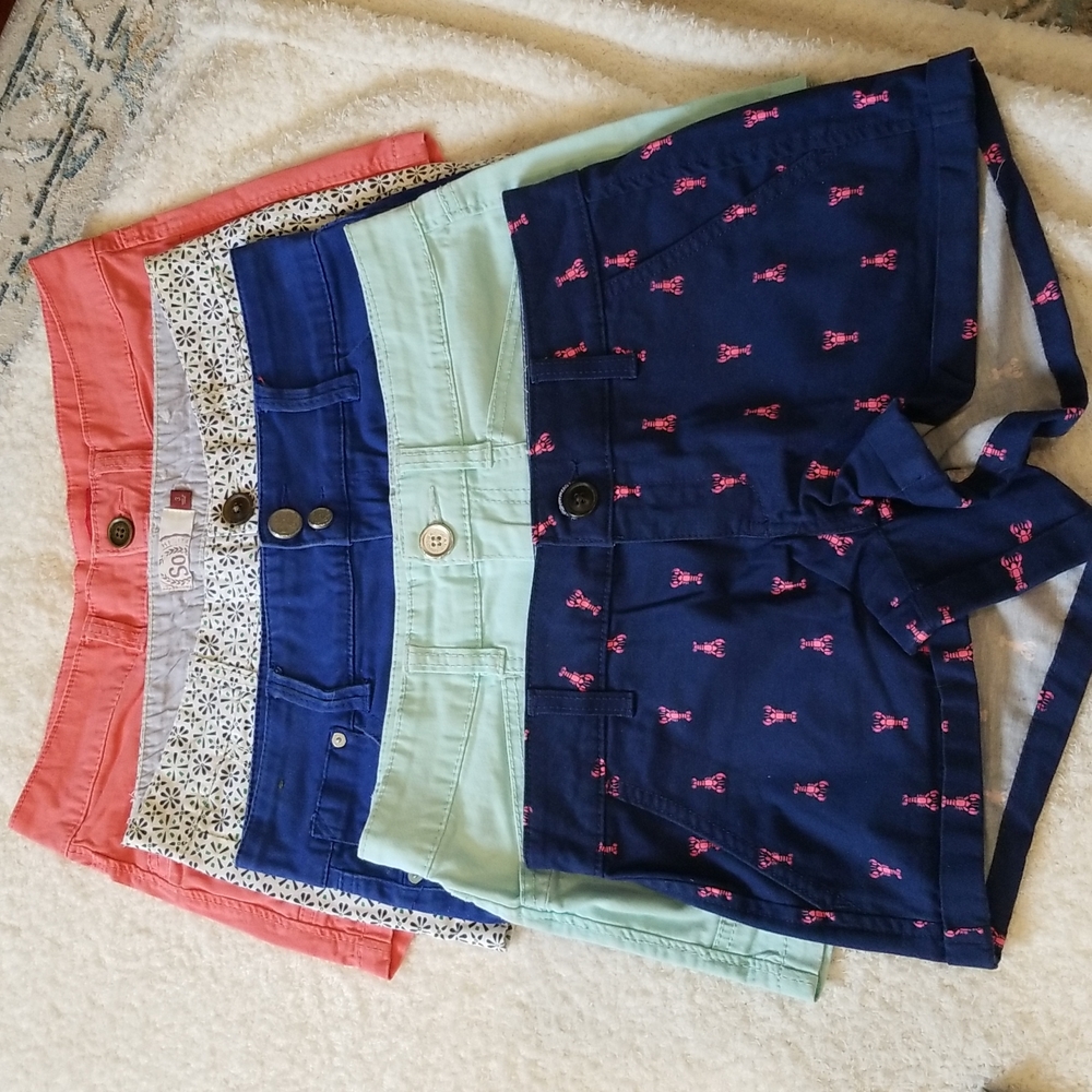 A variety of summer shorts all size 3